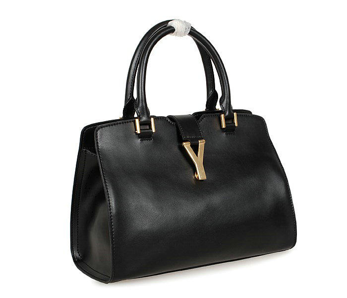 1:1 YSL small cabas chyc calfskin leather bag 8336 black